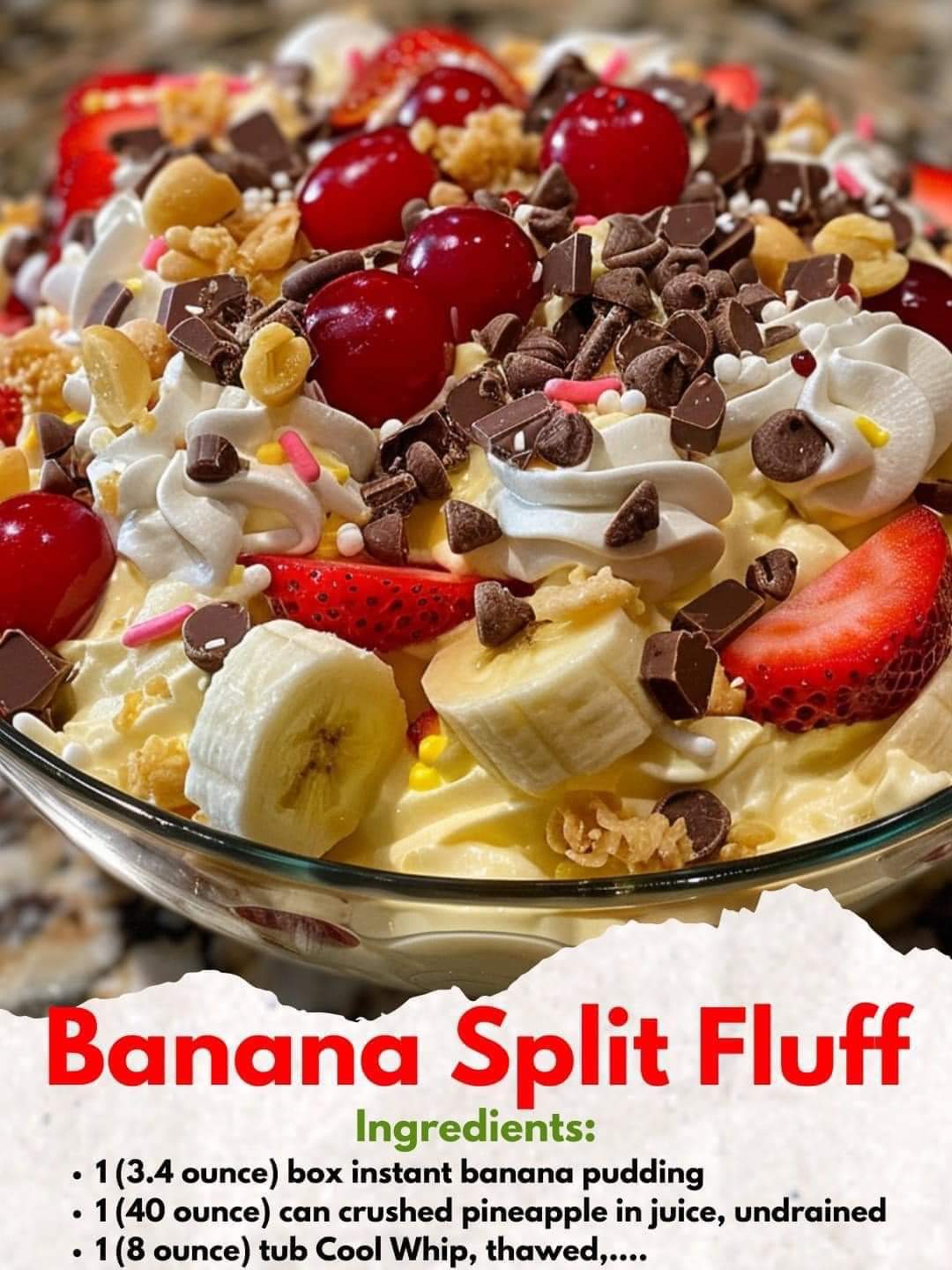 Banana Split Fluff